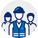 icon: three individuals representing jobs at Chevron